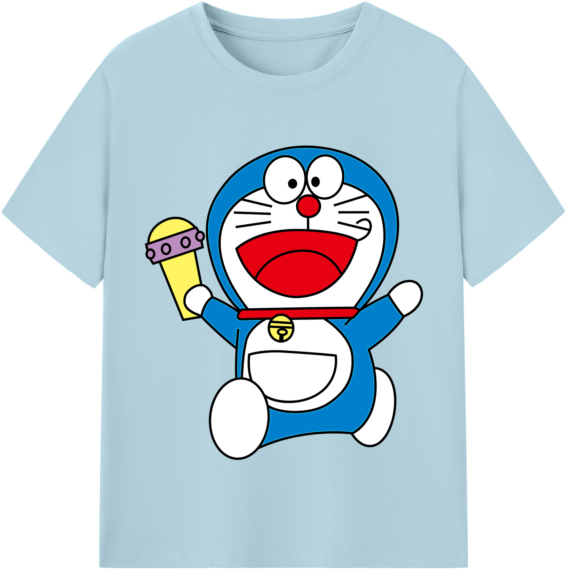 （画像用） ドラえもん Doraemon 綿100％半袖Tシャツ（フロントプリント）
